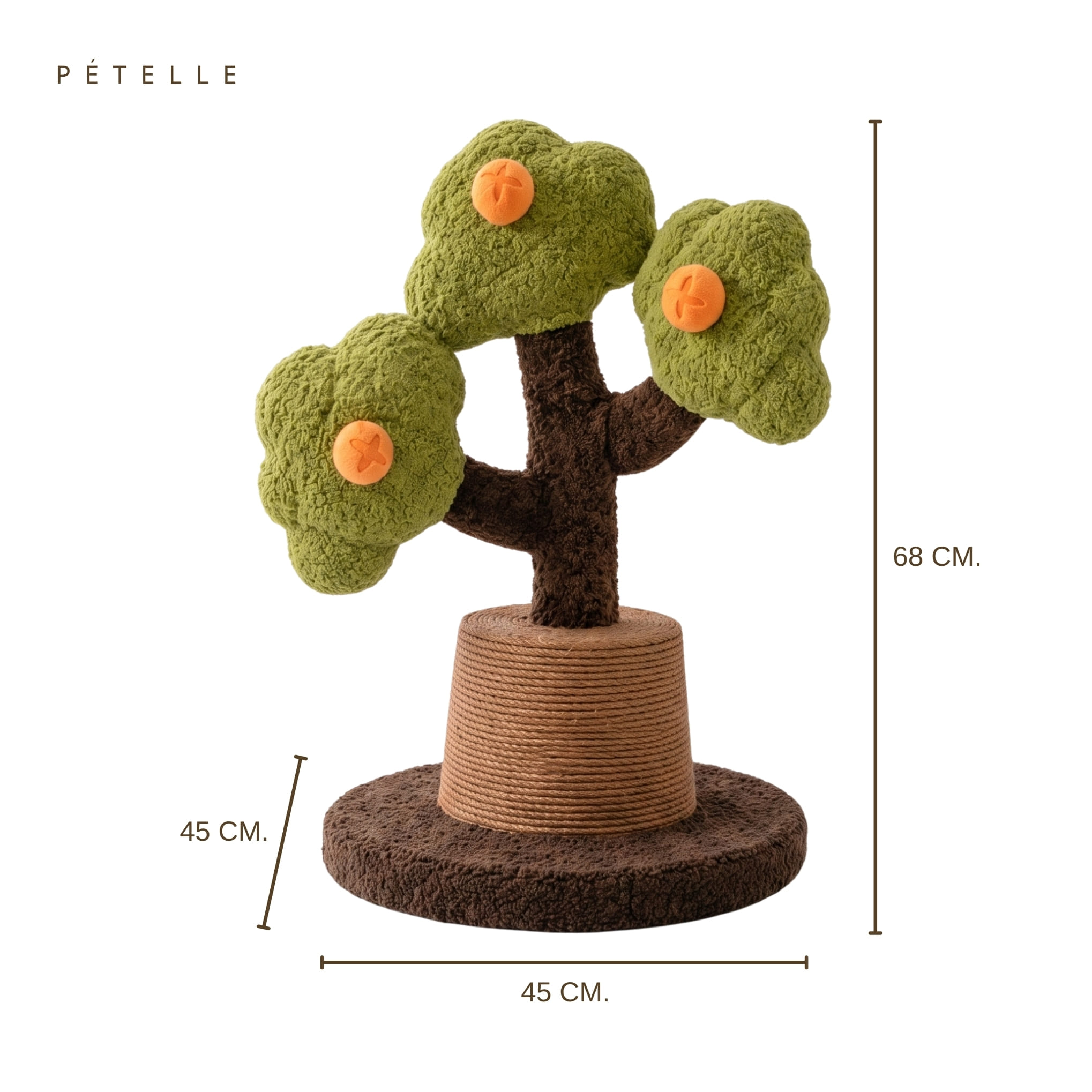 ที่ลับเล็บแมว PETELLE รุ่น COZY FOREST POT TREE